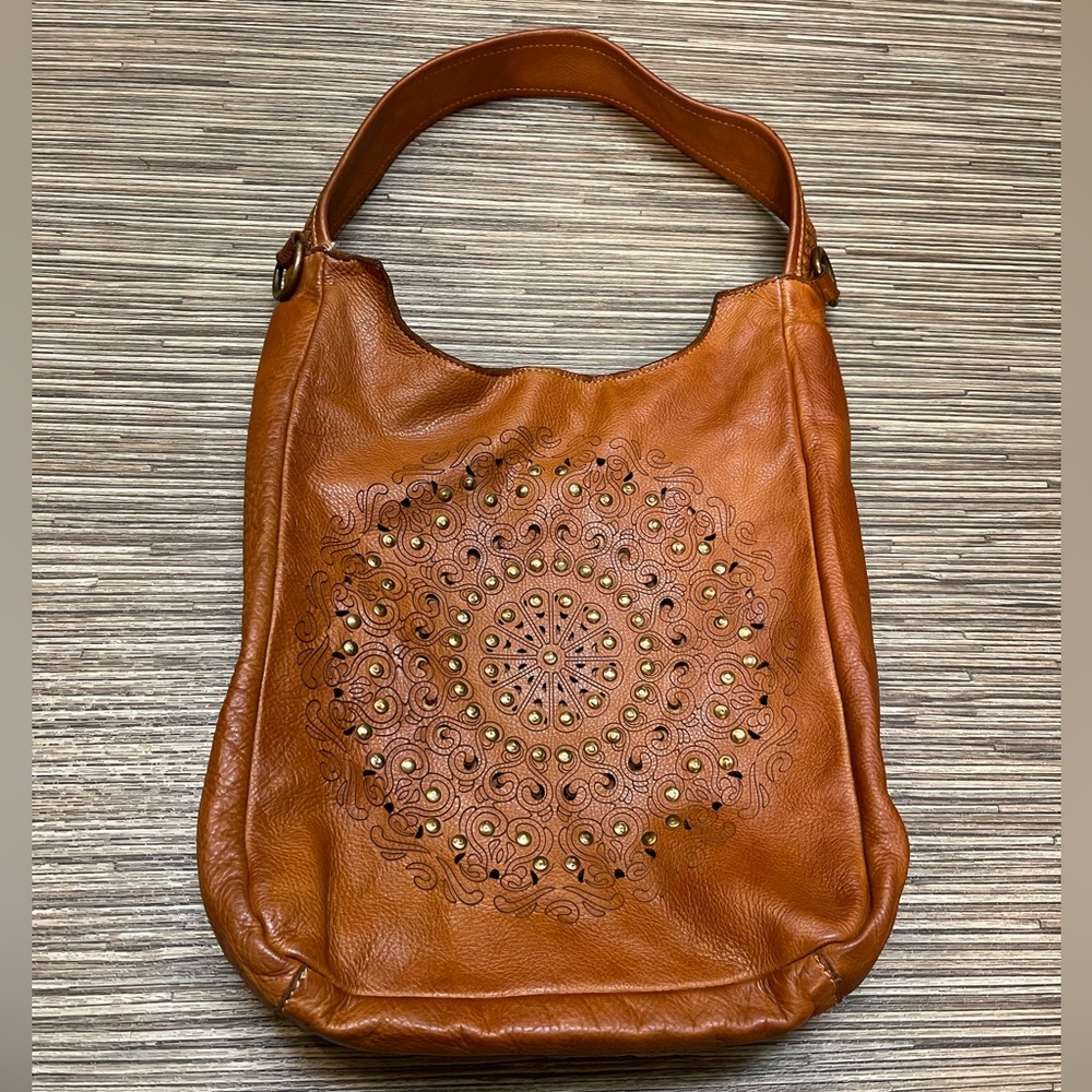Tulipani Genuine leather shoulder bag made in Italy
